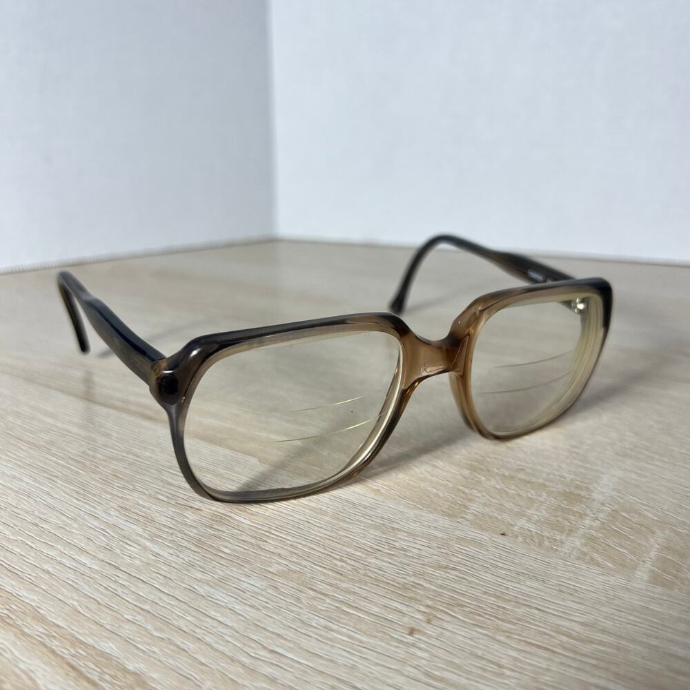 Vintage SRO Darby DU Eyeglasses Frames Gray Translucent 145
